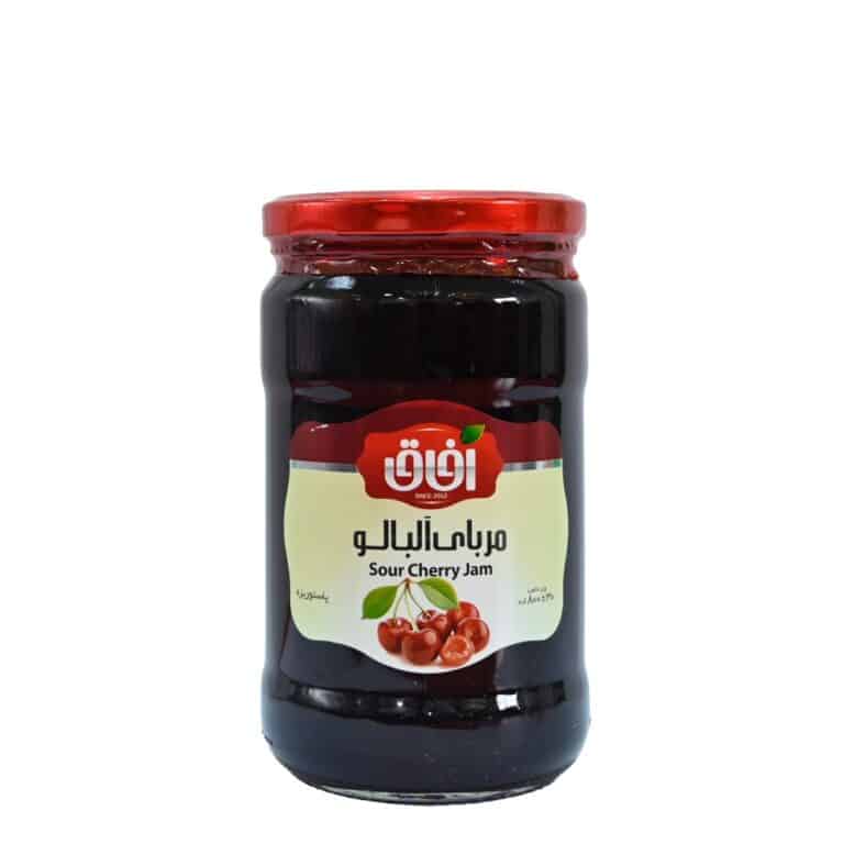 Afagh Sour Cherry jam 800gr مربا آلبالو آفاق - Image 1