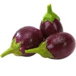 Iranian Short eggplant 1Kg بادمجان لامپی ایران