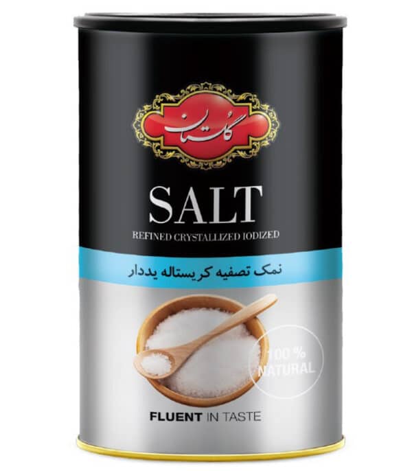 Salt  golestan نمک تصفیه کریستاله یددار گلستان