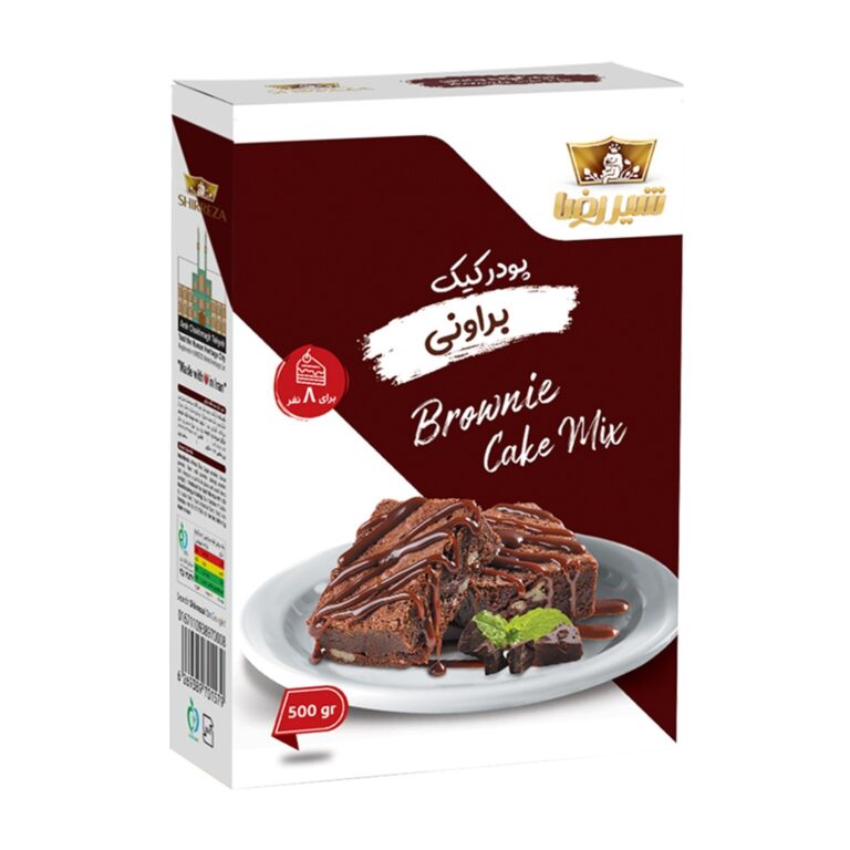 Browni cake mix shirreza پودر کیک براونی شیر رضا - Image 1