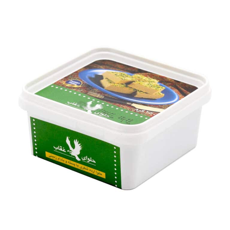 tahini halva with pistachio 200g حلوا شکری پسته ای عقاب - Image 1