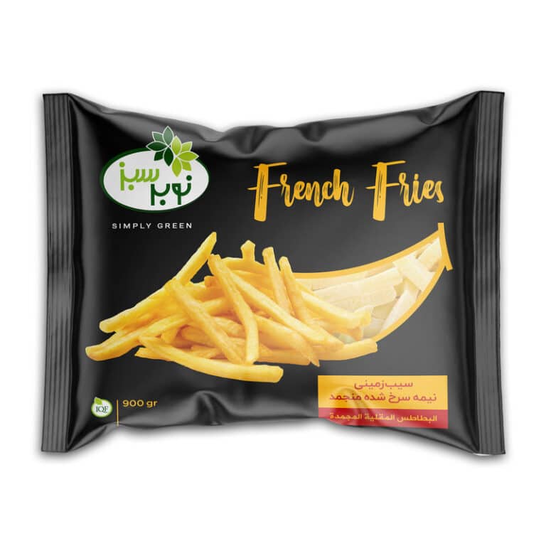 frozen French fries 900g سیب زمینی نیمه سرخ شده منجمد - Image 1