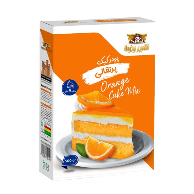 orange cake mix shirreza پودر کیک پرتقالی شیر رضا - Image 1
