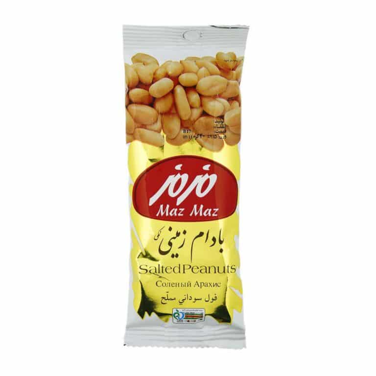 MazMaz Salted peanuts بادام زمینی نمکی مزمز - Image 1