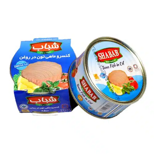 Tuna fish in oil shabab تن ماهی در روغن شباب