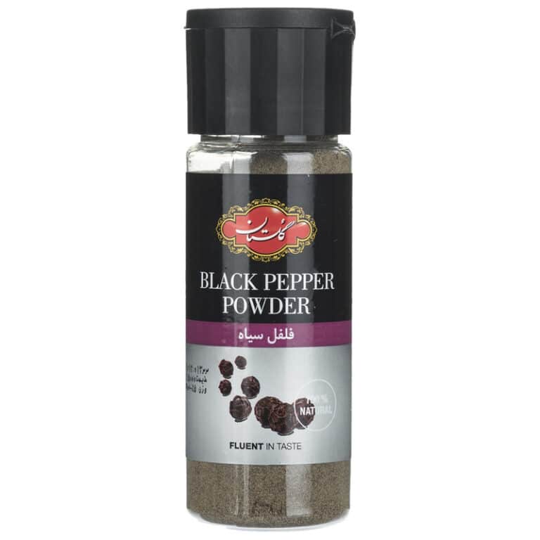 Black pepper powder golestan 90g فلفل سیاه گلستان - Image 1