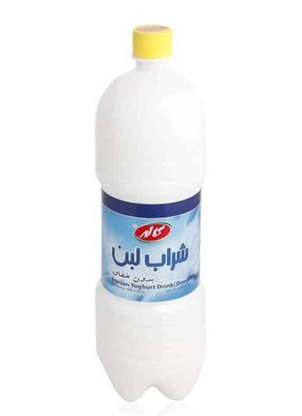 Iranian yoghurt drink (dough) kalleh 1500 ml دوغ بدون گاز کاله