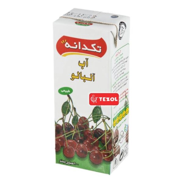 Sour cherry juice takdaneh 200ML آب آلبالو تکدانه