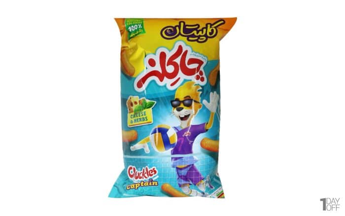 Chuckles captain snack اسنک کاپیتان پنیر و سبزیجات - Image 1