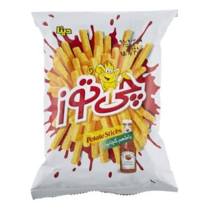 Potato sticks ketchup cheetoz استیک سیب زمینی چی توز