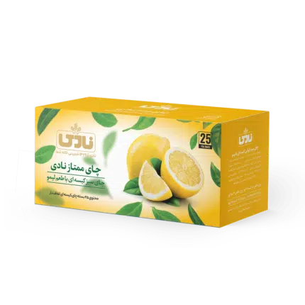 Green tea bag with Lemon  چای سبز کیسه ای نادی لیمویی