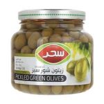pickled green olives زیتون شور سبز سحر