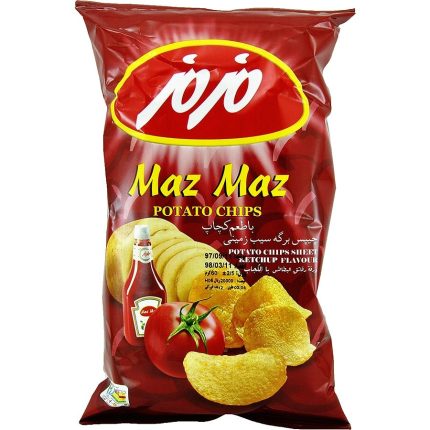 Chips ketchup mazmaz چیپس کچاپ مزمز