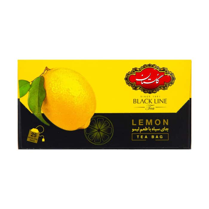 Golestan Black tea with lemon  چای سیاه کیسه ای لیمویی گلستان - Image 1