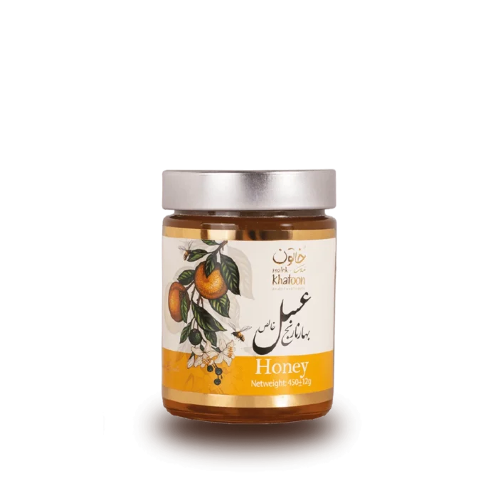 Citrus Honey  malek khatoon عسل بهارنارنج 450 گرمی - Image 1