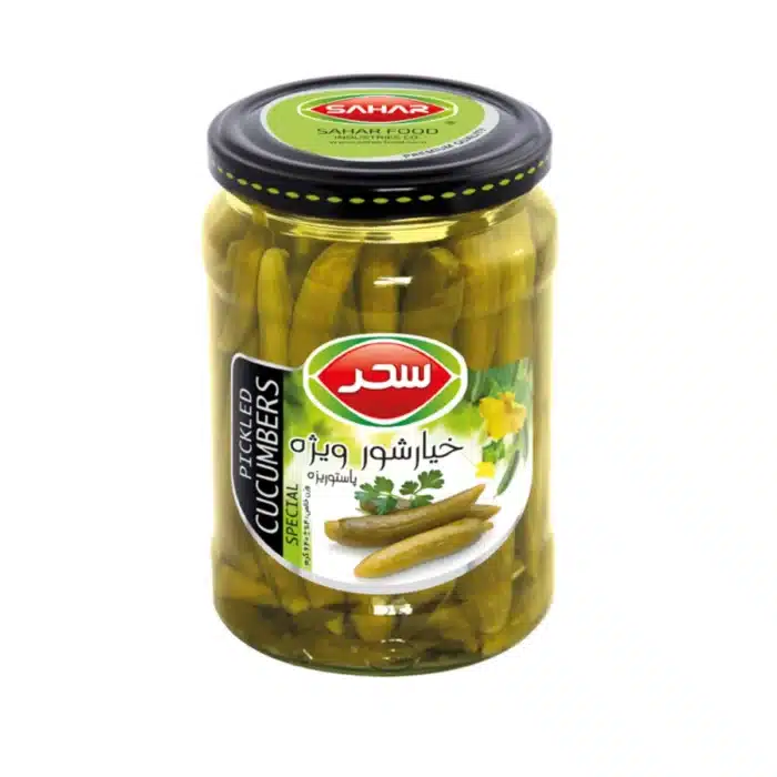 Sahar Pickled cucumbers special 640gr خیارشور ویژه سحر - Image 1
