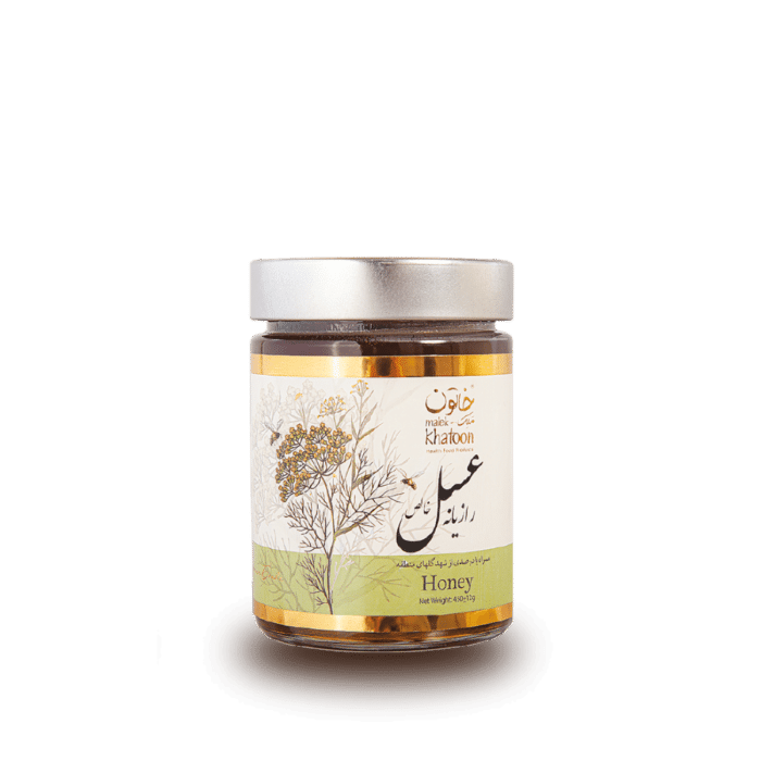 Fennel Honey malek khaton عسل رازیانه 450 گرمی - Image 1