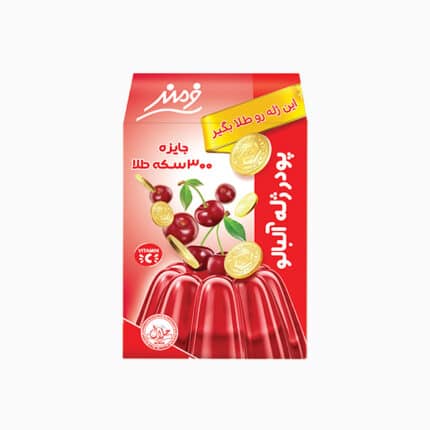 Jelly powder sour cherry پودر ژله آلبالو فرمند