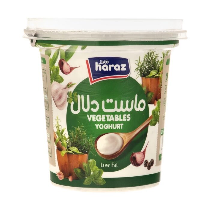 ماست دلال كم چرب هراز Haraz Low Fat Vegetables Yoghurt - Image 1