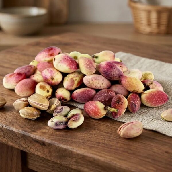 Fresh pistachio پسته تازه