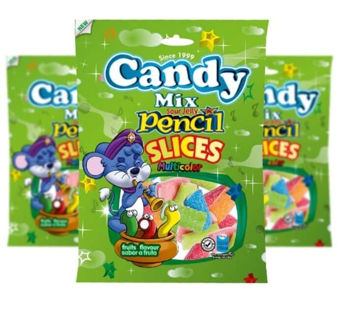 Candy Mix Pencil Slices Multicolor پاستیل میوه ای - Image 1