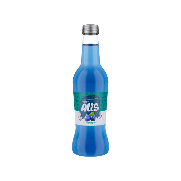Carbonated Fruits Soft Drink Blueberry نوشیدنی گازدار بلوبری عالیس