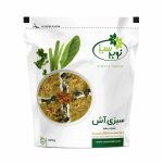 frozen mixed herbs for Ash (pottage) 400gr  سبزی آش نوبر سبز