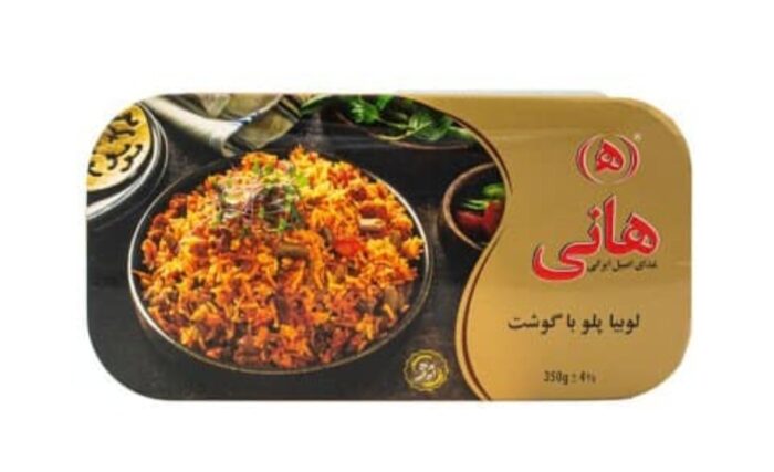 Hani Rice and Green Beans with Meat 350gr لوبیا پلو با گوشت هانی - Image 1