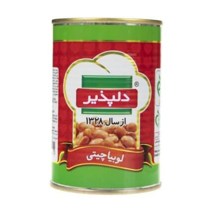 Delpazir Pinto Beans کنسرو لوبیا چیتی دلپذیر