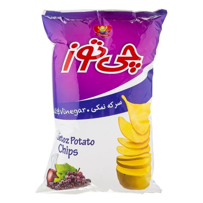 Cheetoz Potato Chips Salt and vinegar 65gr چیپس سرکه نمکی چی توز - Image 1