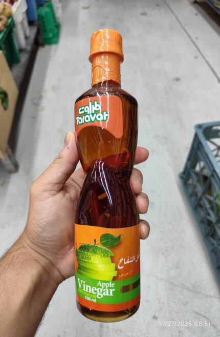 Taravat Apple Vinegar 500ml سرکه سیب طراوت
