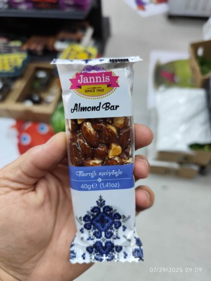 Jannis Almond Bar بار پروتیین بادام جانیس