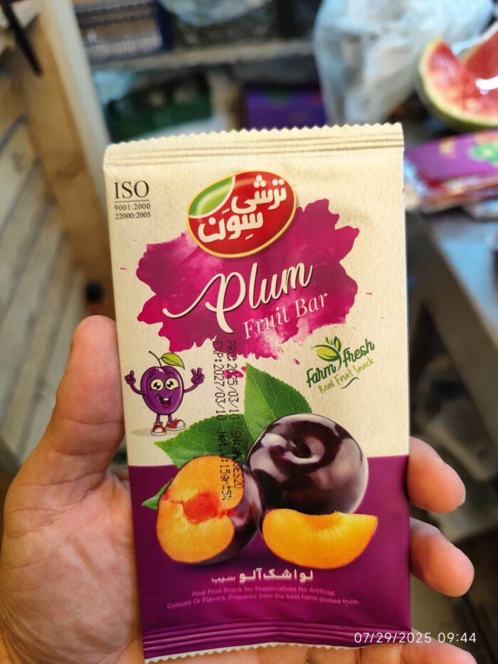 Torshi Sevan Plum Fruit Bar لواشک آلو سیب ترشی سون - Image 1