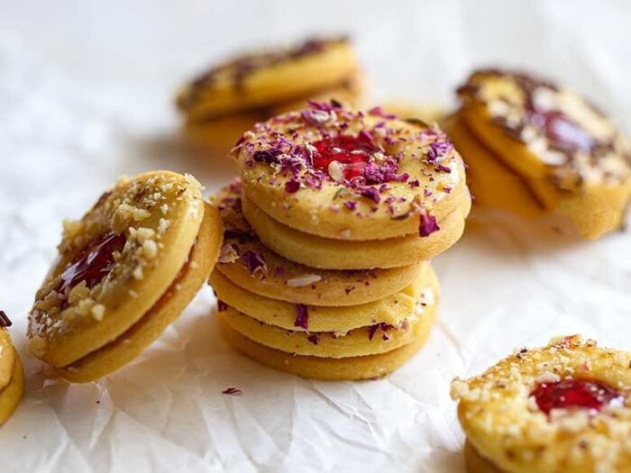 Iranian Jam Biscuits box شیرینی مربایی ایرانی - Image 1