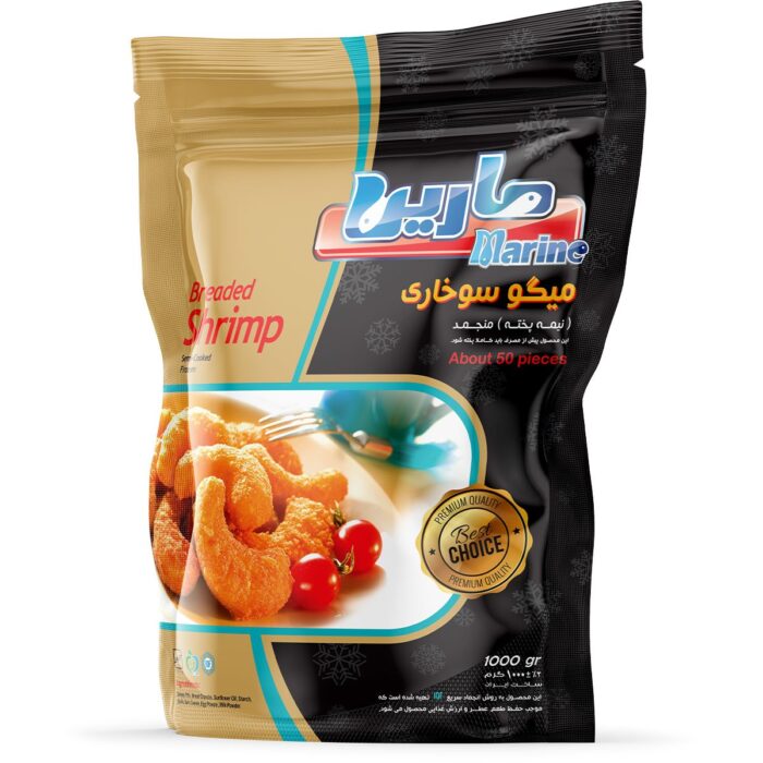 Marin Breaded Shrimps 1kg میگو سوخاری مارین - Image 1