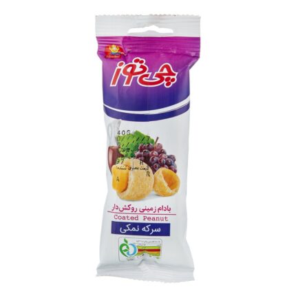 Cheetoz Coated Peanut 40gr بادام زمینی روکش دار سرکه نمکی چی توز