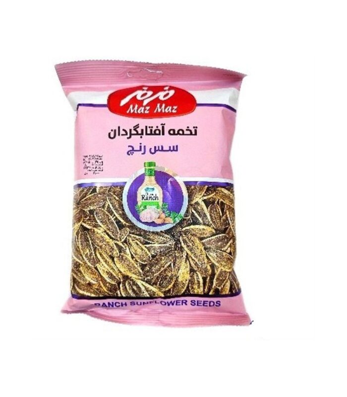 Maz Maz Roasted Ranch Sunflower seeds 125gr تخمه آفتابگردان سس رنچ مزمز - Image 1