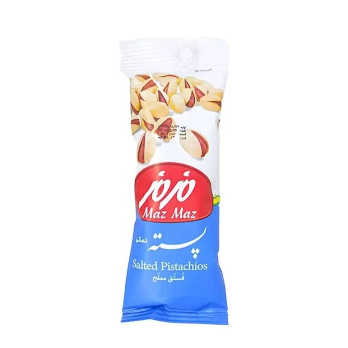 MazMaz Salted Pistachios 22gr پسته نمکی مزمز - Image 1