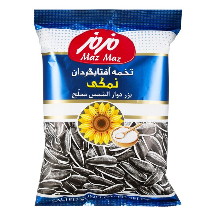 Maz Maz  Salted Sunflower seeds 125gr تخمه آفتابگردان نمکی  مزمز - Image 1