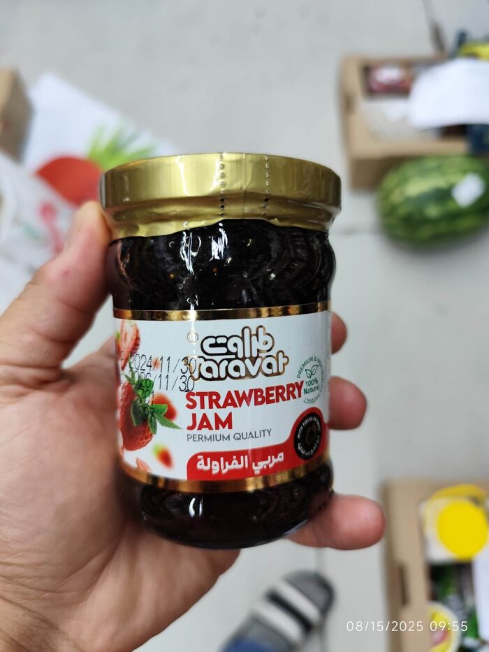 Taravat Strawberry Jam 300gr مربا توت فرنگی طراوت - Image 1