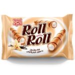 Naderi Wafer Roll Roll Vanilla  ویفر رول رول وانیلی نادری