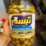 Tabasom Normal Salty Olive 1500gr زیتون شور با هسته تبسم