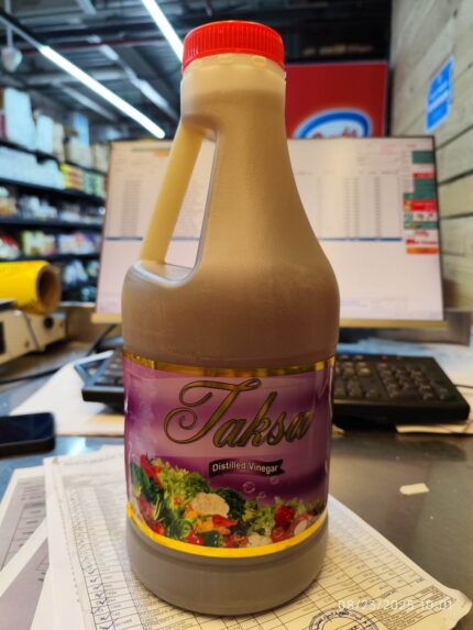 Taksa Distilled Vinegar 3500gr سرکه تقطیری کارامل دار تاکسا