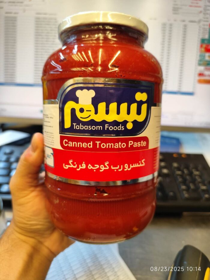 Tabasom Canned Tomato paste 1480gr کنسرو رب گوجه فرنگی - Image 1