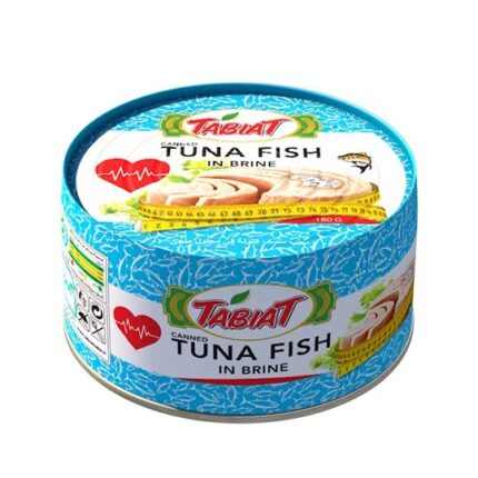 Tabiat Canned Tuna Fish In Brain 170gr تن ماهی در آب نمک طبیعت