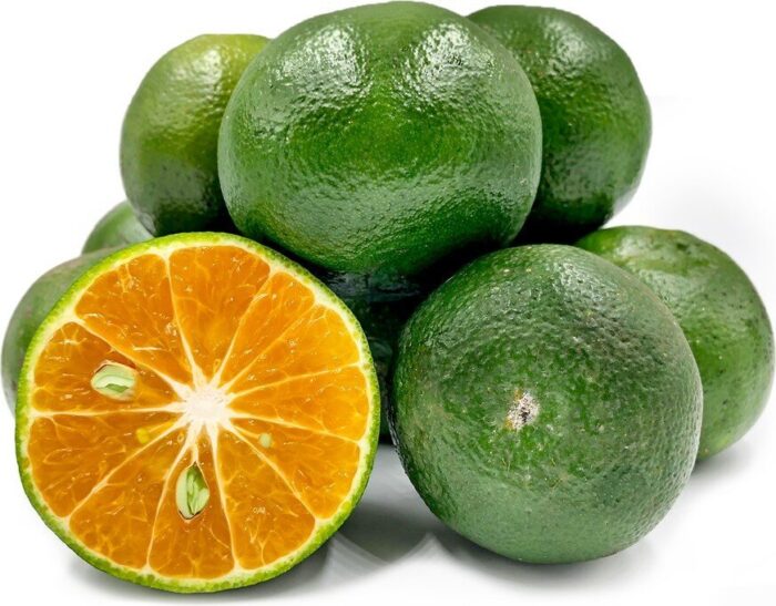 Iranian Green Mandarin 1box 1.5kg نارنگی سبز شمال ایران - Image 1