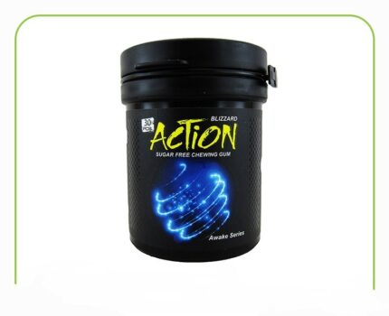 Action Sugar Free Chewing gum Blizzard 30pc آدامس بدون شکر اکشن درب آسانسوری