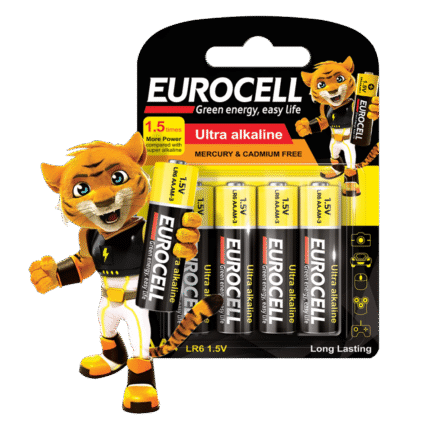 Eurocell Ultra Alkaline AA 4pc باتری قلمی یوروسل