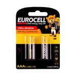 Eurocell Ultra Alkaline AAA 2pc باتری نیم قلمی یوروسل