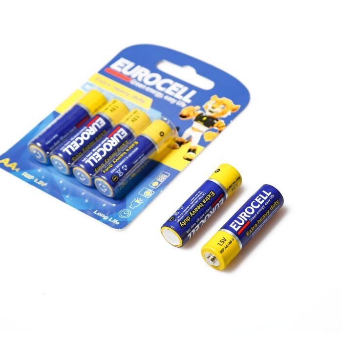 Eurocell Extra HeavyDuty AA 4pc باتری قلمی یوروسل - Image 1